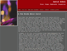 Tablet Screenshot of davidjsobel.com